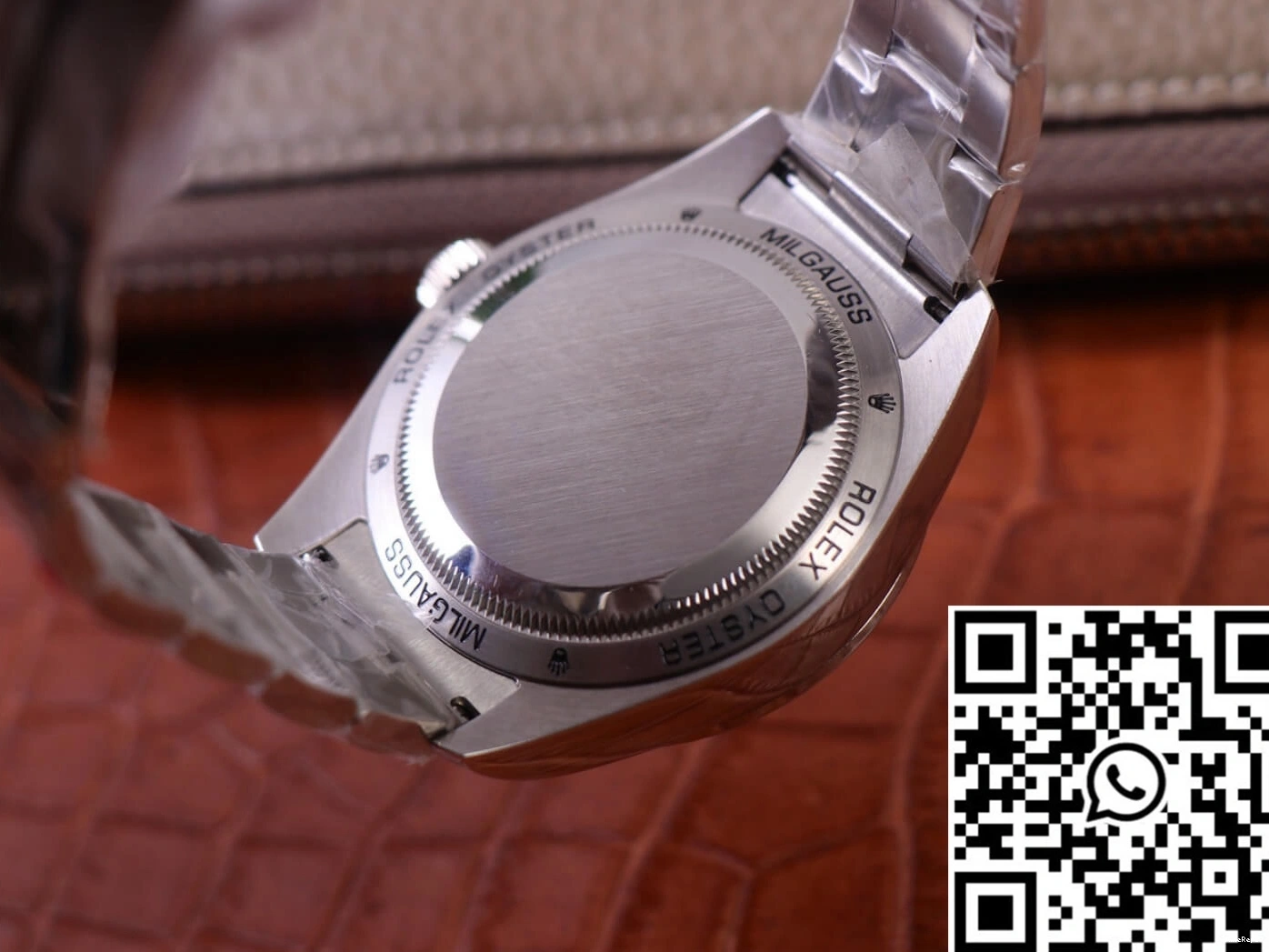 Base watch 116400 Milgauss Replica Rolex JB Label Design case LNT01HS-001 Noir Silver Factory 1105